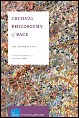 Critical Philosophy of Race Cover